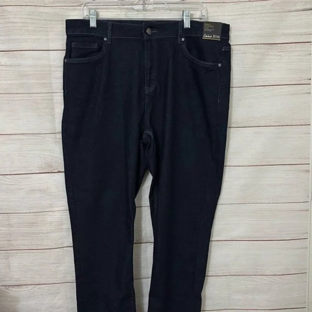 Simply Emma Midrise Ankle Straight Jeans Size 16W NWT (705)